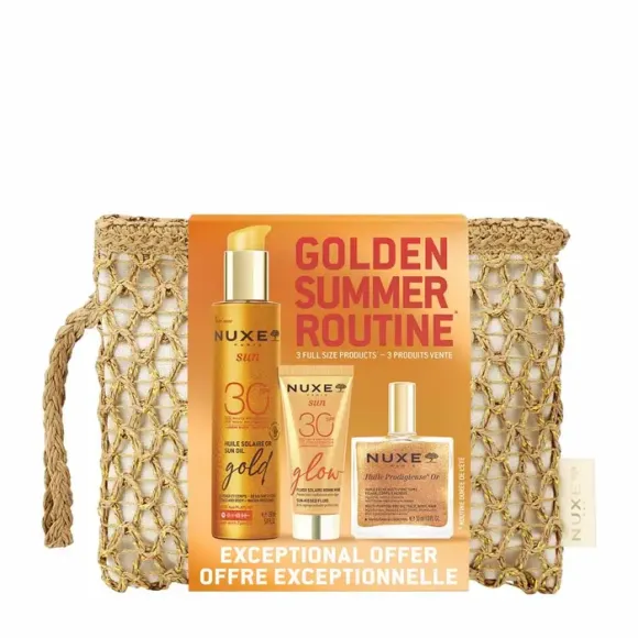 Trousse Golden summer routine Nuxe - trousse de 3 produits