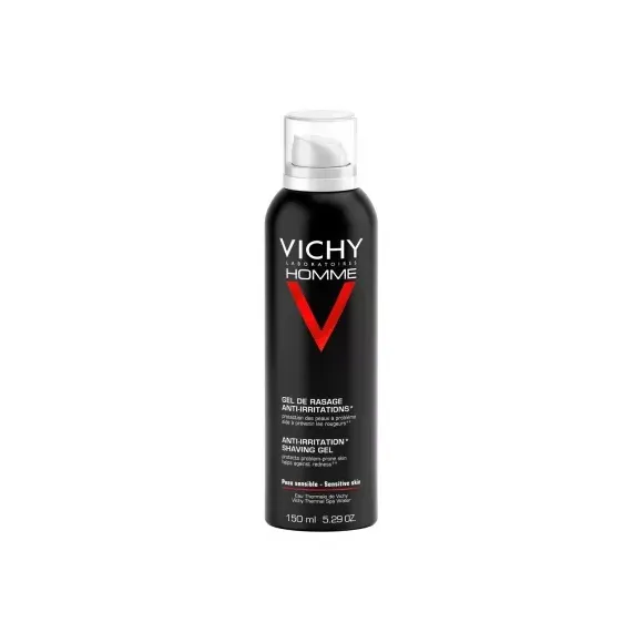 Gel de rasage peau sensible Vichy Homme - flacon de 150ml