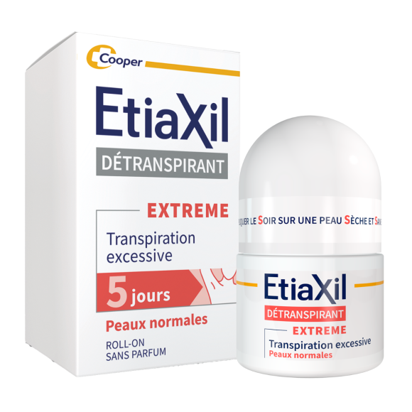 Détranspirant sudo-régulateur peaux normales aisselles Etiaxil - bille de 15 ml