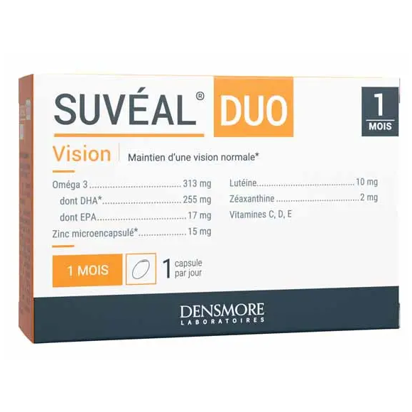Suvéal duo vision Densmore - boîte de 30 capsules 