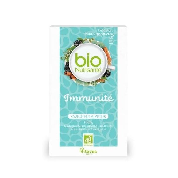 Infusion Immunité bio Nutrisanté - boîte de 20 sachets