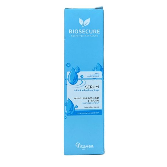 Sérum à l'acide hyaluronique Bio Secure - flacon-pipette de 30ml