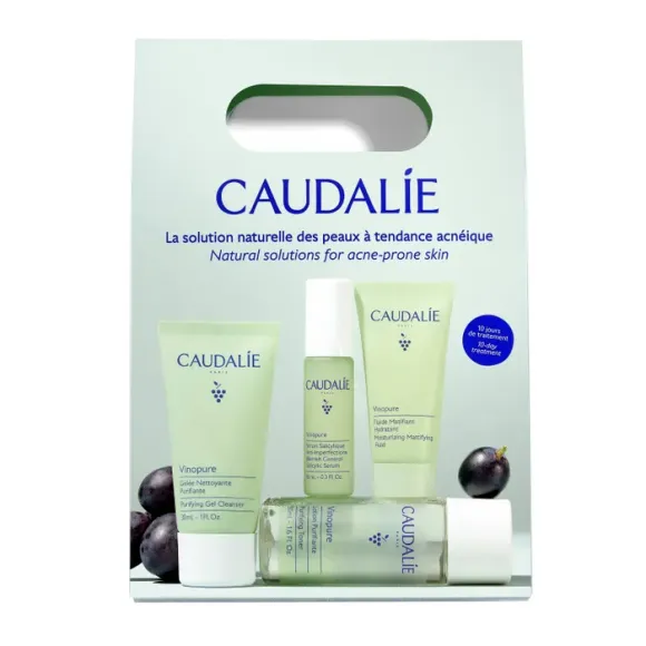 Vinopure coffret routine anti-imperfections Caudalie - coffret de 4 produits