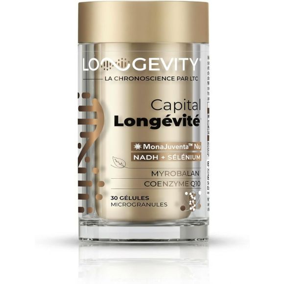 Longevity capital longévité Les 3 Chênes - pot de 30 gélules 