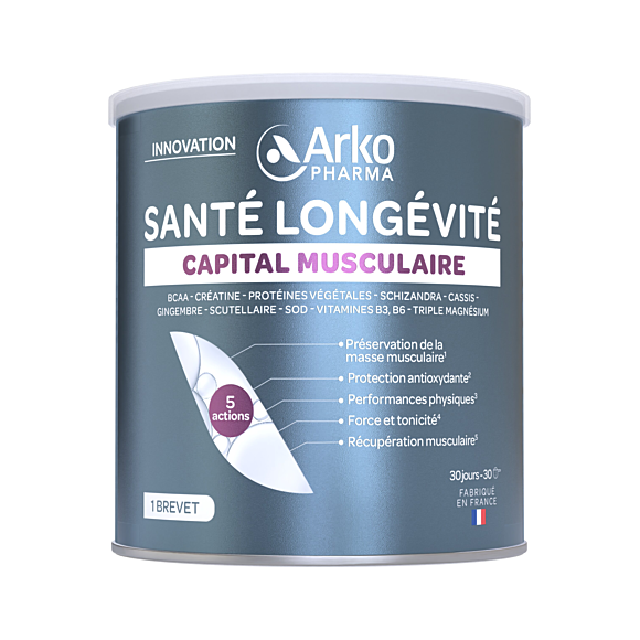 Santé longévité capital musculaire Arkopharma - pot de 300g