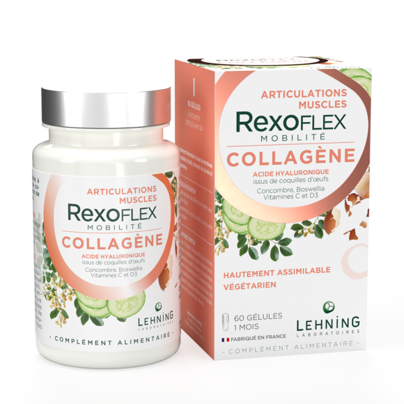 Rexoflex collagène mobilité Lehning - boite de 60 gélules