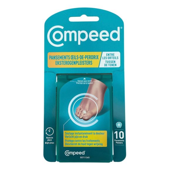 Pansements oeils-de-perdrix Compeed - boite de 10 pansements