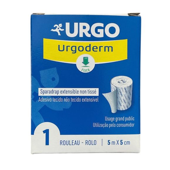 Urgoderm sparadrap extensible non tissé Urgo - rouleau de 5mx5cm