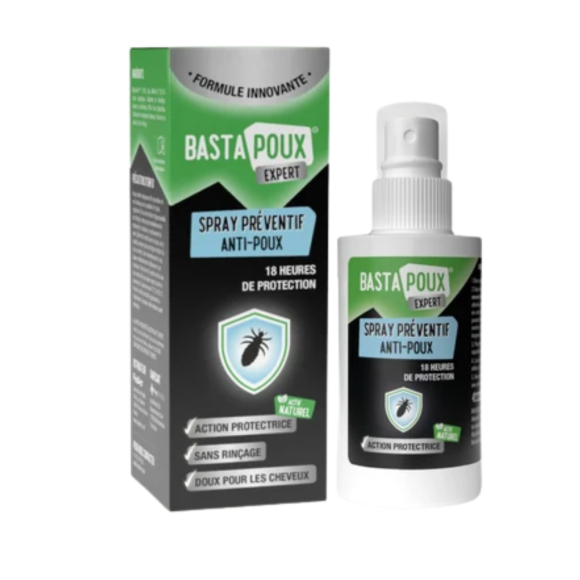 BastaPoux expert spray préventif anti-poux PediAct - spray de 125ml