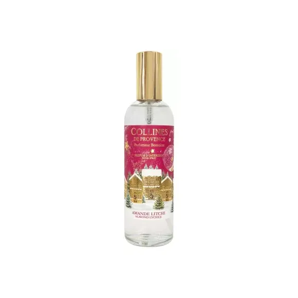 Parfum d'intérieur Amande litchi Collines de Provence - spray de 100ml