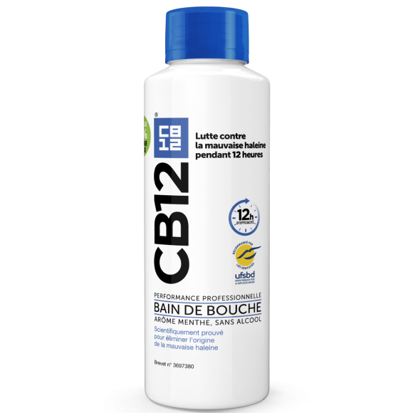CB12 Bain de bouche goût menthe - flacon de 500 ml