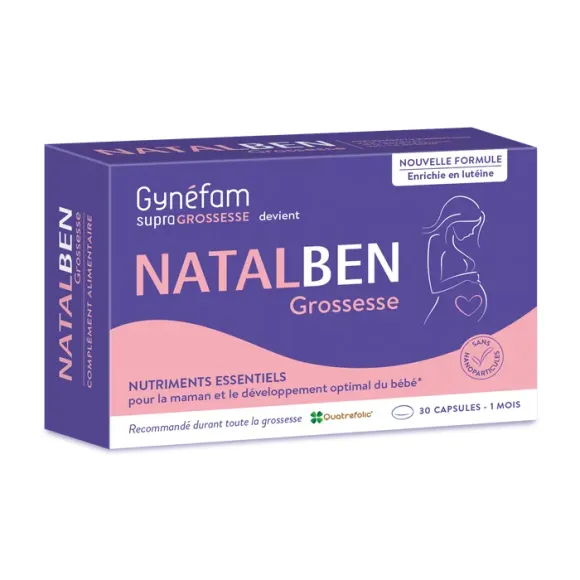 Natalben Grossesse laboratoire Effik - boite de 30 capsules