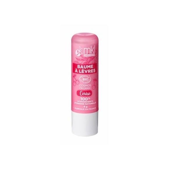 Baume à lèvres bio Cerise MKL Green Nature - 1 stick de 4g