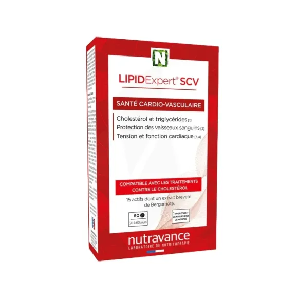 LIPIDExpert SCV Nutravance - boîte de 60 comprimés