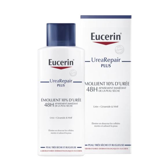 Complete repair emollient réparateur 10% urée Eucerin - flacon de 250 ml