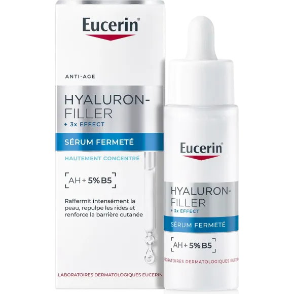 Hyaluron-filler + 3x Effect sérum fermeté Eucerin - flacon-pipette de 30ml