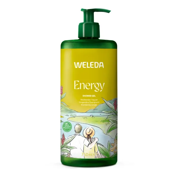 Gel douche energy Weleda - flacon-pompe de 750ml