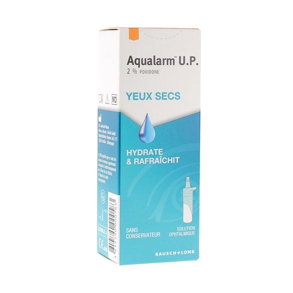 Aqualarm UP solution ophtalmique yeux secs Bausch+Lomb - flacon de 10ml