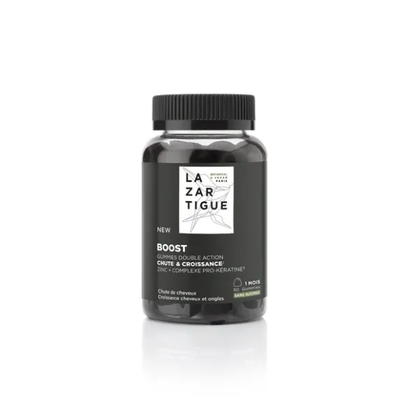 Boost double action chute et croissance Lazartigue - pot de 60 gummies