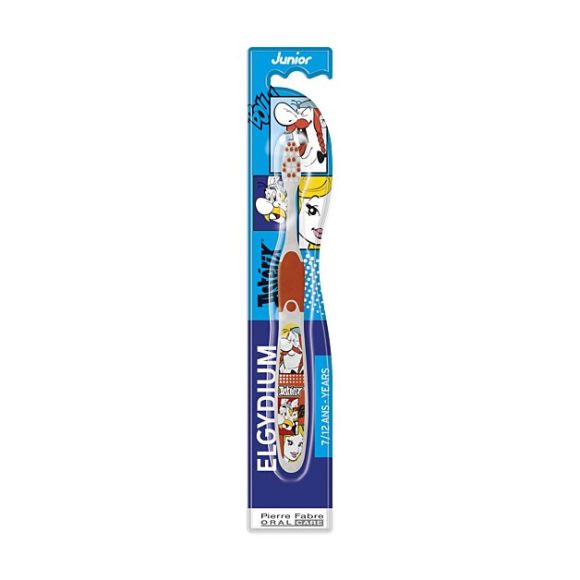 Brosse à dents 7-12 ans junior astérix Elgydium - une brosse à dents