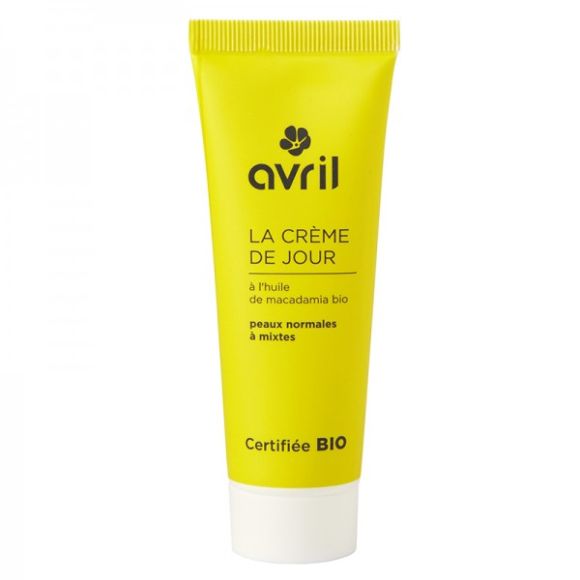 Crème de jour peaux normales et mixtes Bio Avril - tube 50 ml