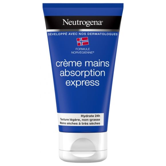 Crème mains absorption express Neutrogena - tube de 75 ml