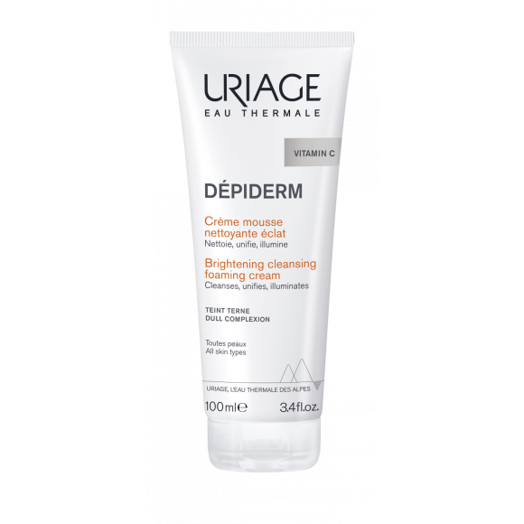 Dépiderm crème mousse nettoyante éclat Uriage - tube de 100 ml
