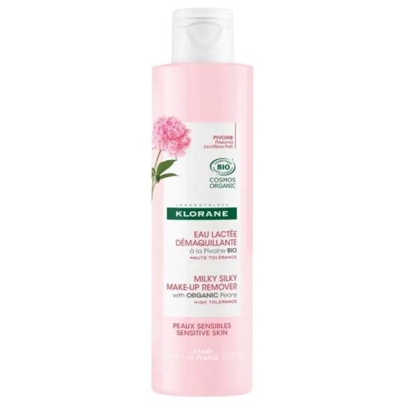 Eau lactée démaquillante à la Pivoine bio Klorane - flacon de 100 ml