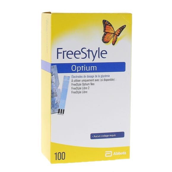 Freestyle Optium - boîte de 100 électrodes
