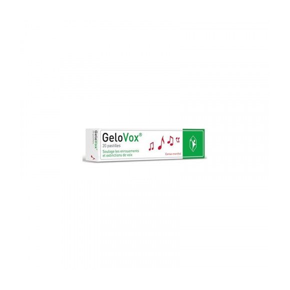 GeloVox pastilles pour la gorge Pohl Boskamp - boite de 20 pastilles
