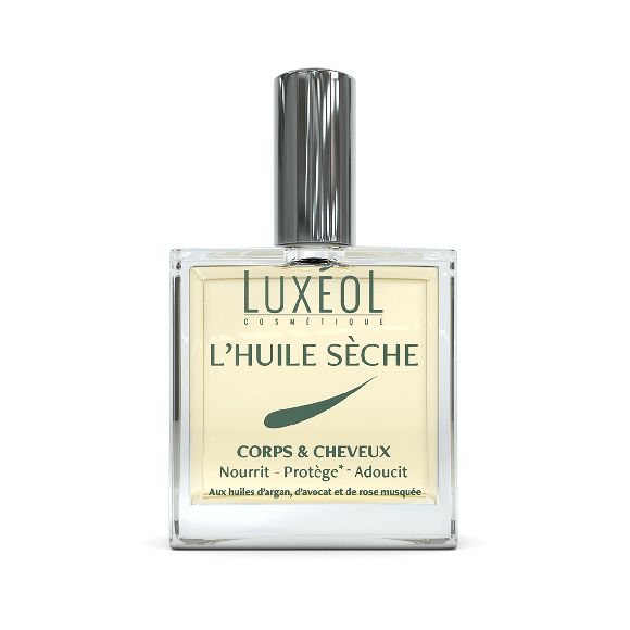 Huile sèche corps et cheveux Luxéol - flacon spray de 100 ml