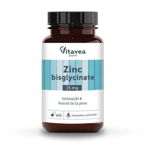 Zinc bisglycinate Vitavea - boîte de 60 gélules