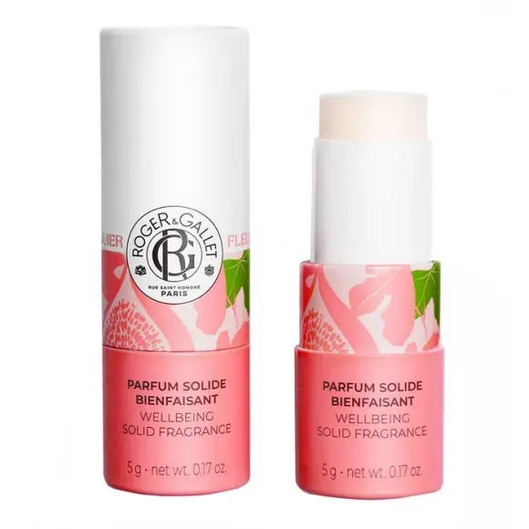 Parfum solide bienfaisant fleur de figuier Roger & Gallet - stick de 5g