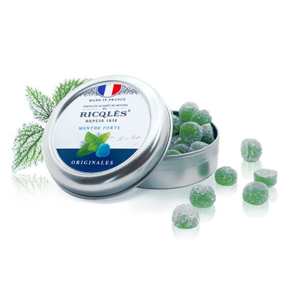 Pastilles à la menthe forte Originales Ricqlès - boîte de 50 g