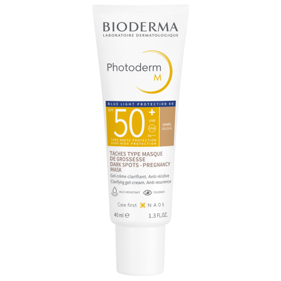 Photoderm M teinte dorée SPF50+ Bioderma - tube de 40ml