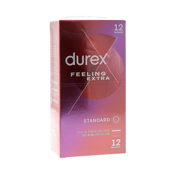 Préservatifs Feeling Extra Durex - boîte de 12 préservatifs