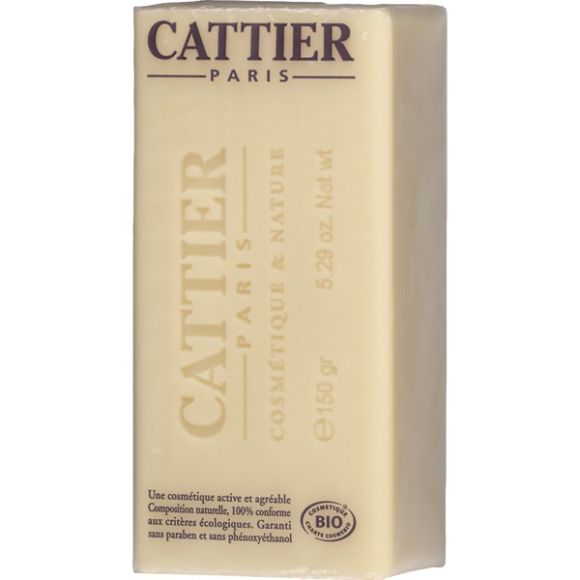 Savon doux végétal Surgras Karité BIO Cattier - Pain 150 g