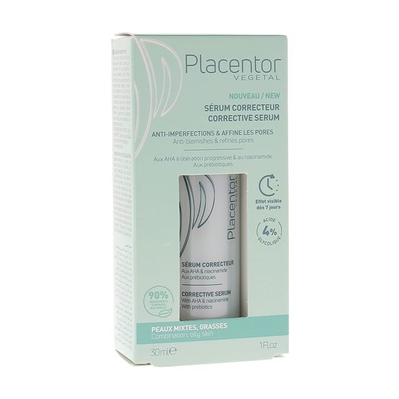 Sérum correcteur peaux mixtes à grasses Placentor végétal - flacon de 30ml