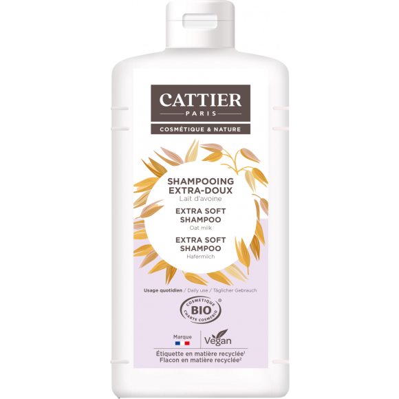 Shampooing extra-doux Bio Cattier - flacon de 1 L