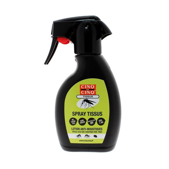 Spray anti-moustiques tissus Cinq sur Cinq - spray de 250 ml