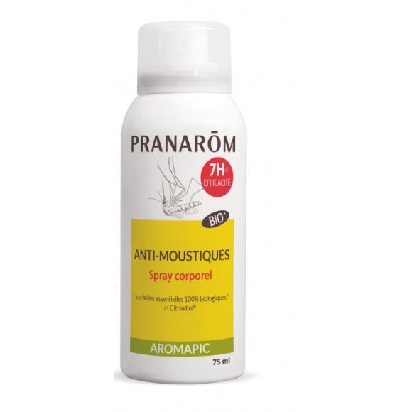 Aromapic Spray corps anti-moustique Pranarôm - spray de 75 ml