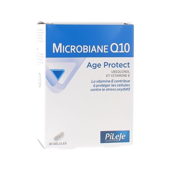 Microbiane Q10 âge protect Pileje - boîte de 30 gélules