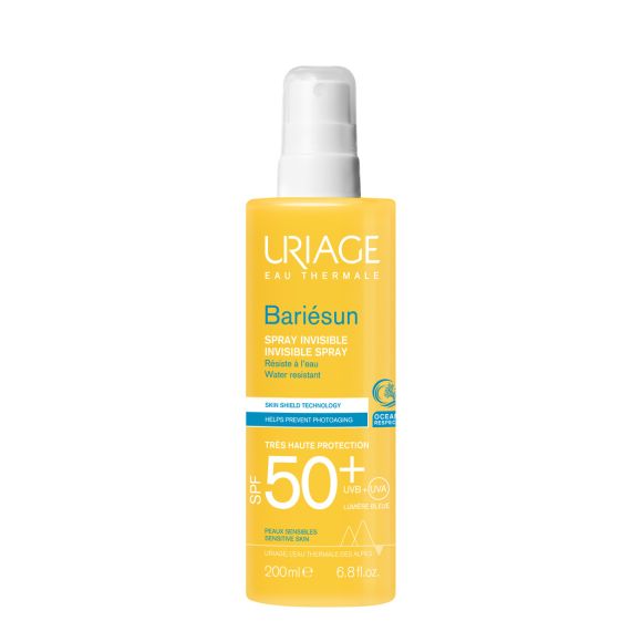 Bariésun spray invisible solaire visage et corps SPF 50+ Uriage - flacon de 200 ml