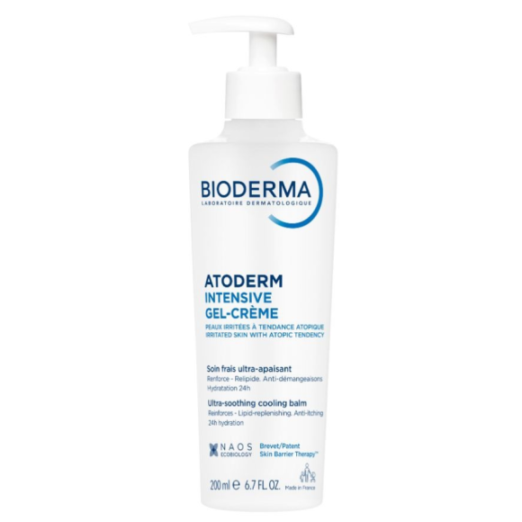 Atoderm Soin frais ultra-apaisant intensive gel-crème Bioderma - flacon de 200ml