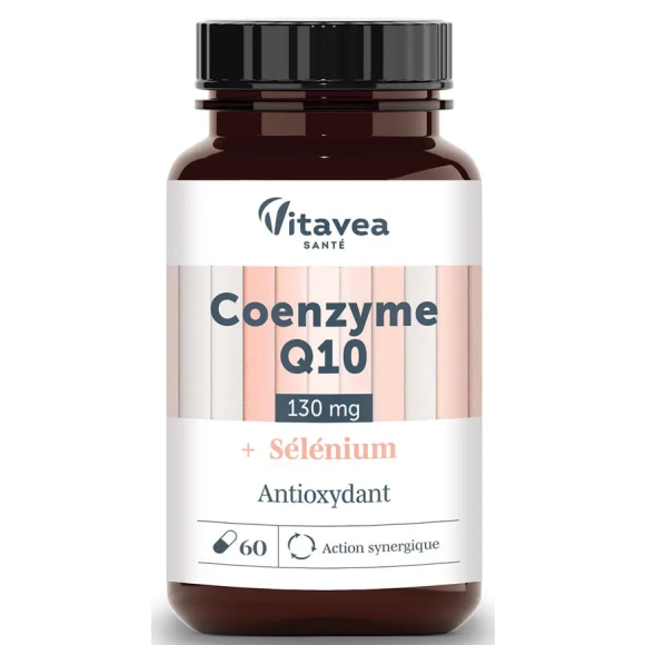 Coenzyme Q10 + sélénium Vitavea - pot de 60 gélules
