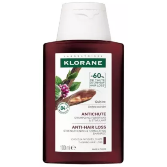 Shampoing à la Quinine antichute bio Klorane - flacon de 100ml