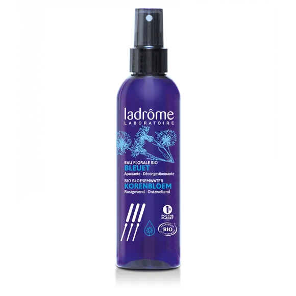 Eau florale de bleuet bio Ladrôme - spray de 200ml 