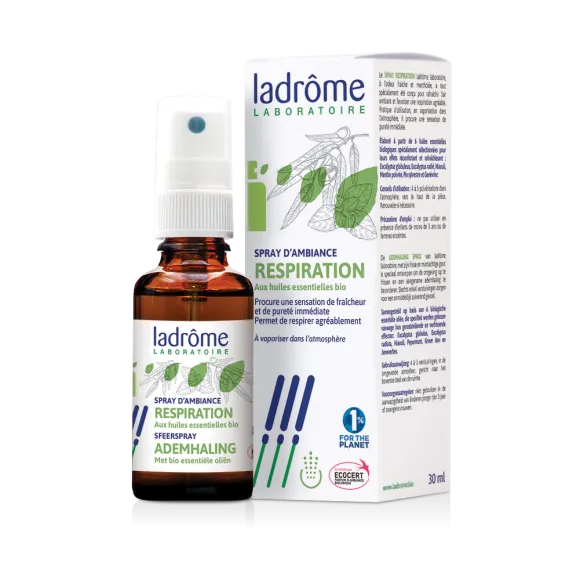 Spray d'ambiance respiration bio Ladrôme - spray de 30 ml