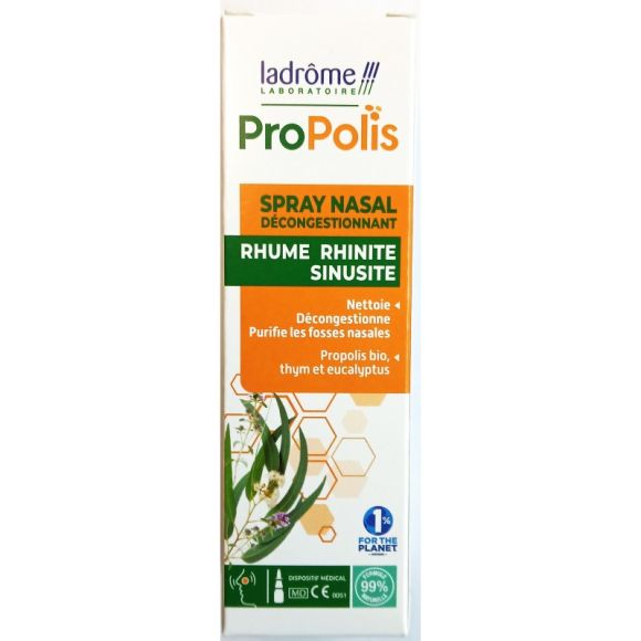 Propolis spray nasal décongestionnant Ladrôme - spray de 20ml