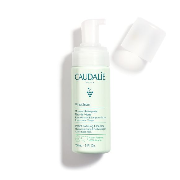 Vinoclean Mousse Nettoyante Fleur de Vigne Caudalie - flacon-pompe de 150 ml